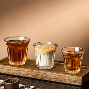 Taza de <span class=keywords><strong>Café</strong></span> de Vidrio Templado Transparente, Anti-Escaldaduras, para Latte, Espresso y Capuchino, Estilo Moderno y Lujoso para Hogar o Cafetería - Product Image 2