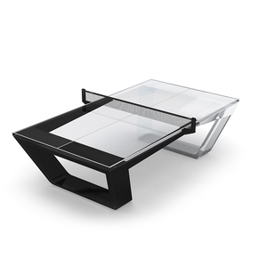 <span class=keywords><strong>Tavolo</strong></span> da <span class=keywords><strong>Ping</strong></span> <span class=keywords><strong>Pong</strong></span> <span class=keywords><strong>Professionale</strong></span> per Interni dal Design Moderno, Alta Qualità, Durevole, 2-in-1 con Telaio in Legno Massiccio e Piano in Acrilico Nero - Product Image 6