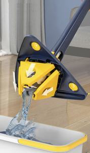 BENHENG Triangle 360 poignée de réglage rotative microfibre Duster Magic Flat Mop Floor Window Wiper - Product Image 4