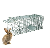 Venta al por mayor de animales vivos humanos, trampa de jaula inteligente para jardín, herramienta de control de roedores, gatos, conejos, mapaches, trampa de fabricante