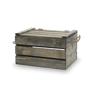 Boîte de rangement multifonctionnelle écologique peinte à la main, boîte cadeau en bois élégante avec couvercle, vente chaude
