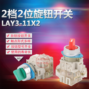 Interruptor Rotatorio Lay3 220V 10A con Terminal de Tornillo, Cuerpo de Plástico para Control Industrial - Product Image 3