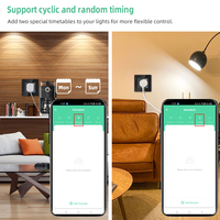 Prise murale en verre SZMYQ avec charge rapide PD 20W Type-C, moniteur de puissance, norme UE, contrôle vocal intelligent Tuya WiFi et application