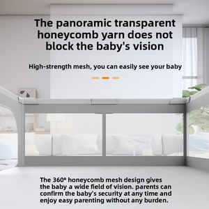 Parc de jeu pliable extra large pour bébé avec porte de sécurité et tapis, aire de jeux intérieure pour tout-petits et enfants, utilisation domestique - Product Image 4