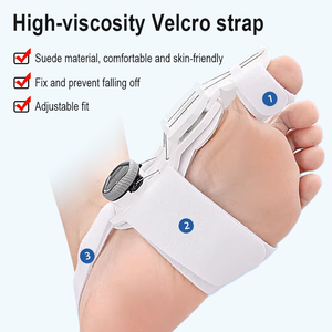 Orthèse Hallux Valgus Protrusion du gros orteil Séparateur d'orteils chevauchants Bouton de jour et de <span class=keywords><strong>nuit</strong></span> Orthèse réglable - Product Image 2