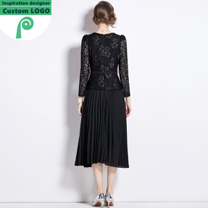 9062-98-830 <span class=keywords><strong>Abiti</strong></span> Lunghi <span class=keywords><strong>Eleganti</strong></span> da Donna su Misura, Ispirazione Vintage, Produzione OEM all'Ingrosso - Product Image 4