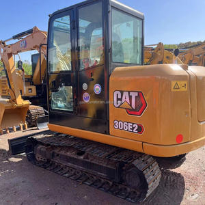พร้อมใช้งาน รถขุดตีนตะขาบแคทมือสอง CAT 306E 307E เครื่องจักรขุดขนาดเล็กมือสอง พร้อมใบมีดดันดิน - Product Image 1