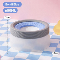 Bol d'eau automatique flottant anti-déversement de grande taille en PP pour animaux de compagnie, abreuvoir sans mouille de la têtière pour chiens et chats