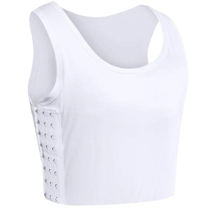 New Design 100% Spandex / Cotton Women <strong>Tomboy</strong> Plus Size Breathable Sustainable Elastic Band Colors Lesbian Chest Binder - Product Image 1