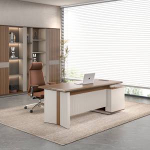 Escritorio Ejecutivo de Lujo, Combinación de Muebles de Oficina, Escritorio Ejecutivo de Madera de Lujo, Muebles de Oficina Ejecutivos - Product Image 1