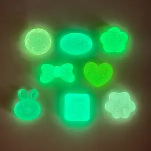 Glow-In-The-Dark Cream Glue Accessory Resin Jelly Soap Resin Charms Resin Sticker For Decoration