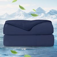 Couette d'été moderne unie rafraîchissante, taille Queen, réversible, doublure soyeuse, Q-Max>0.45, pour les personnes ayant chaud la nuit