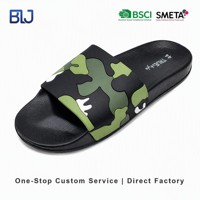 Sandales d'été décontractées robustes pour l'extérieur, avec logo personnalisé OEM, semelle EVA, dessus en PVC camouflage, certifiées BSCI