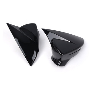 Rearview Mirror Cover For 2013-2020 SEAT Leon <b>ABS</b> Full Set Black Protection - Product Image 4