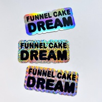 Haute Qualité Décor Die Cut Fantaisie Laser Arc-En-Effet Adhésif Holographique Autocollant Prismatique Glitter Radium Hologramme Autocollants