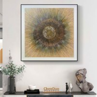 Peinture décorative moderne simple en promotion, peinture murale personnalisée de haute qualité, tableaux suspendus pour hôtel
