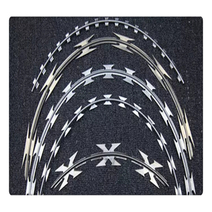 Cerca de la granja de jardín marca de enrejado de malla de alambre de púas de afeitar Cruz Alambre de <span class=keywords><strong>concertina</strong></span> - Product Image 4