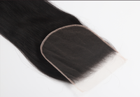 Perruque à fermeture en dentelle HD 7x7 sans colle, 100% cheveux vierges bruts non traités du Cambodge, cheveux raides, prête à porter, prix d'usine