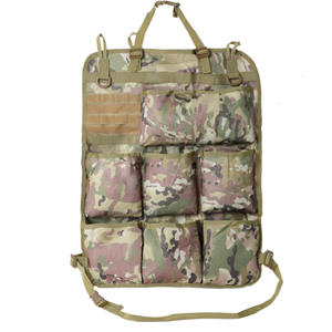 Organizador de Asiento Trasero de Coche Oxford 600D, Panel MOLLE Universal con 6 Bolsillos para Almacenamiento de Equipaje en el Vehículo - Product Image 5