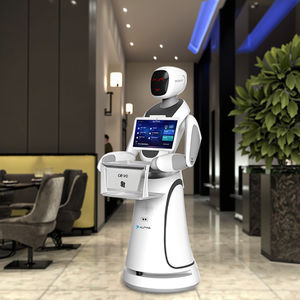 Entreprise commerciale Humanoïde Service alimentaire Ai Hospitalité <span class=keywords><strong>Assistant</strong></span> Restaurant <span class=keywords><strong>Robot</strong></span> Serveur <span class=keywords><strong>Robot</strong></span> de livraison de nourriture autonome - Product Image 1