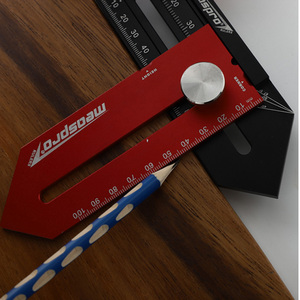 Multifunções 100mm Laser Quadrado Mini Régua, Transferidor e Ângulo Calibre - Product Image 3