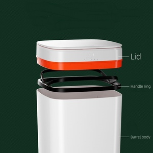 20L ABS matériel intelligent <span class=keywords><strong>poubelle</strong></span> lumière bleue désinfection couche seau capteur automatique utilisation intérieure bureau chambre salle de bain - Product Image 3