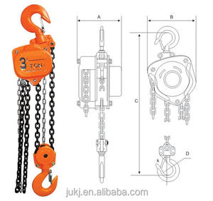 บล็อกโซ่แบบแมนนวลรอกมือความจุ<span class=keywords><strong>3T</strong></span> ยาว3เมตรยาว3000กก. - Product Image 3