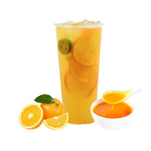 Precio Competitivo de Concentrado de Zumo de Naranja para Té de Burbujas Halal y Suministro de Sabores de Frutas Concentrados, Mezcla de Sabores de Frutas - Product Image 1