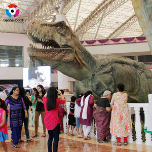 Increíble estatua de dinosaurio interactivo animatrónico robótico de tamaño real para exteriores, modelos de <span class=keywords><strong>dinosaurios</strong></span> animatrónicos para exteriores para Parque Jurásico - Product Image 2