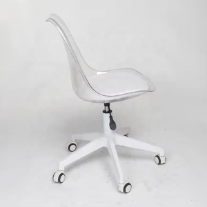 Üretici toptan güçlü Pp döner yemek sandalyesi yastık ayarlanabilir yükseklik plastik koltuk ile ofis koltuğu ev ofis için - Product Image 5