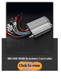 وحدة تحكم دراجة كهربائية من الألومنيوم ببطارية ليثيوم أيون، 6 موسفيت كبيرة، 36 فولت/48 فولت، 350 واط، ذكية ثنائية الوضع بدون فرش - Product Image 4