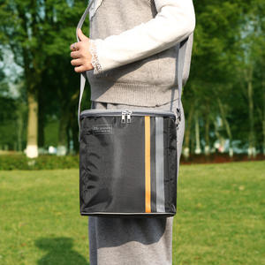 Portable Thickened Thermal Bag Cross-Border Striped <b>Lunch</b> <b>Box</b> Fresh-Keeping Ice Bag for Outdoor Picnics and <b>Work</b> - Product Image 5