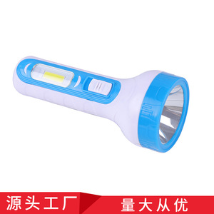 <b>Led</b> Rechargeable <b>Flashlight</b> With Dimmer Function For Outdoor Use Mini Portable White Light Source ABS Material - Product Image 2