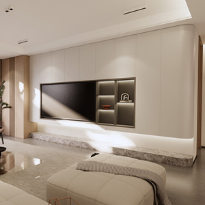 ชั้นวางทีวีทันสมัยสำหรับห้องนั่งเล่นและเฟอร์นิเจอร์บ้าน |   การออกแบบและงานฝีมือระดับพรีเมียม - Product Image 1