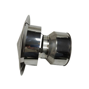 5 "Color de <span class=keywords><strong>metal</strong></span> Acero inoxidable Doble pared Twist Lock <span class=keywords><strong>Chimenea</strong></span> Tubería Escudo Techo Lluvia Cap/Techo <span class=keywords><strong>Chimenea</strong></span> Cap - Product Image 3