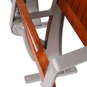 Silla Plegable Henmei de Madera Maciza para Aula, con Marco de Aleación de Aluminio y Pasamanos, Modelo 540, para Uso Escolar - Product Image 1