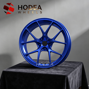 Rines HODEA de 1 Pieza, Forjados, Color Azul Caramelo, Diseño de 5 Radios en Y, Cóncavos Profundos, Personalizados para BMW, <span class=keywords><strong>Mercedes</strong></span>, Audi y Más, de 17 a 24 Pulgadas, Ajuste Personalizado - Product Image 1