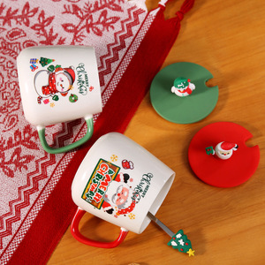 Sản phẩm đang thịnh hành Mới về năm 2025 Bộ pha cà phê thông minh Bộ quà tặng ly cà phê Giáng sinh kèm đế sưởi ấm - Product Image 4