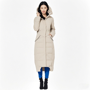 Veste en duvet légère et <span class=keywords><strong>fine</strong></span> à capuche <span class=keywords><strong>longue</strong></span> <span class=keywords><strong>mi</strong></span>-<span class=keywords><strong>longue</strong></span> personnalisée AQTQ pour <span class=keywords><strong>femme</strong></span> manteau d'hiver tendance pour <span class=keywords><strong>femme</strong></span> - Product Image 1