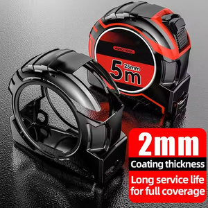 Hongtai profesyonel metrik yüksek hassasiyetli dayanıklı pas geçirmez karbon çelik geri çekilebilir mezura temizle ölçekli 3m/5M/7.5M - Product Image 4