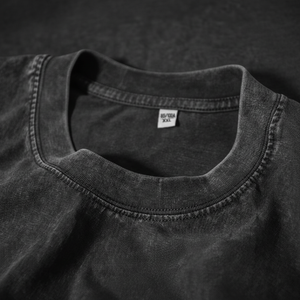 เสื้อยืดฮิปฮอปโอเวอร์ไซส์240g-300G เสื้อยืดฮิปฮอปสไตล์สตรีทสวมใส่เสื้อแขนสั้นสีดำสำหรับผู้ชาย/ผู้หญิงเสื้อยืด100% ผ้าฝ้าย - Product Image 1