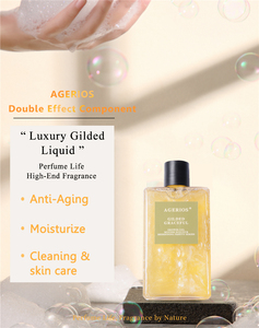 เจลอาบน้ำสมุนไพร AGERIOS บำรุงผิวชุ่มชื้น 300 มล. ผิวขาวเนียนนุ่ม ฟองละเอียด หอมสดชื่น สำหรับผู้หญิง คุณภาพเยี่ยม - Product Image 4