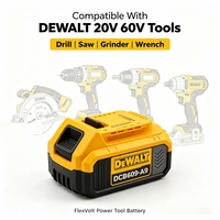 Batterie lithium-ion authentique DCB609-A9 FLEXVOLT 20V 60V Max 9.0Ah à commutation automatique de tension pour outils électriques sans fil