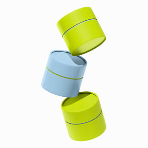 Boîte cylindrique de luxe en carton recyclable, personnalisée et imprimée, pour emballage cadeau de bouteilles alimentaires, sachets de thé, etc. - Product Image 5