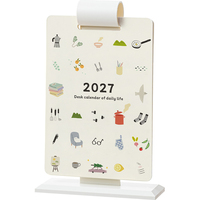 Nouveau Calendrier de Bureau Mensuel Réutilisable en PS Effaçable à Sec 2027 – Tableau de Planification et Organisateur pour Bureau, École et Maison