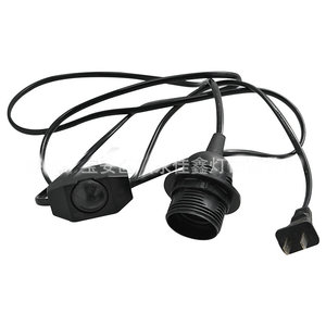 E14 Vòng nửa răng giữ đèn 301 mờ chuyển đổi 1.8 mét cáp E27 đèn Ổ cắm chuyển đổi dây điện cắm - Product Image 3