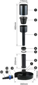 Série CSP fabriquée en chine fontaine d'étang écumoire à huile flottant jardin debout écumoire d'étang - Product Image 6