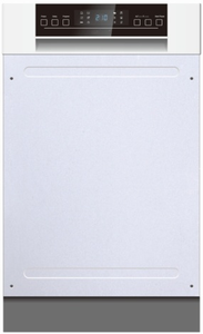 Lave-vaisselle semi-encastrable Smad en acier inoxydable pour la maison et la cuisine, avec DDB15-60BBG*-12G, 45 cm, avec verrouillage enfant - Product Image 2