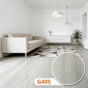 Suelo SPC de Amplio Uso en Hoteles y Apartamentos, Instalación Sencilla y Rápida, Sistema de Clic SPC, 4 mm de Grosor, Recubrimiento UV, 100% Impermeable - Product Image 1