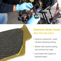 Plaquettes de frein en céramique avant arrière pour Can-Am Outlander 450/500/570/650/800R/850/1000